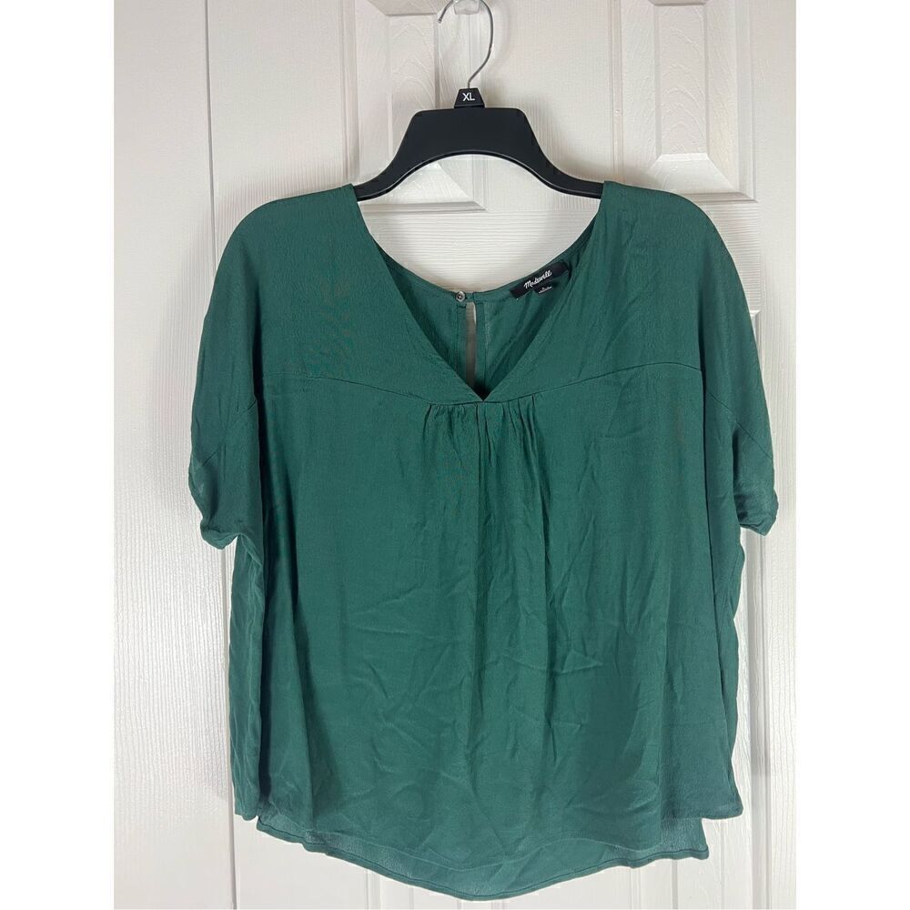 Madewell Womens Green Blouse Size Small